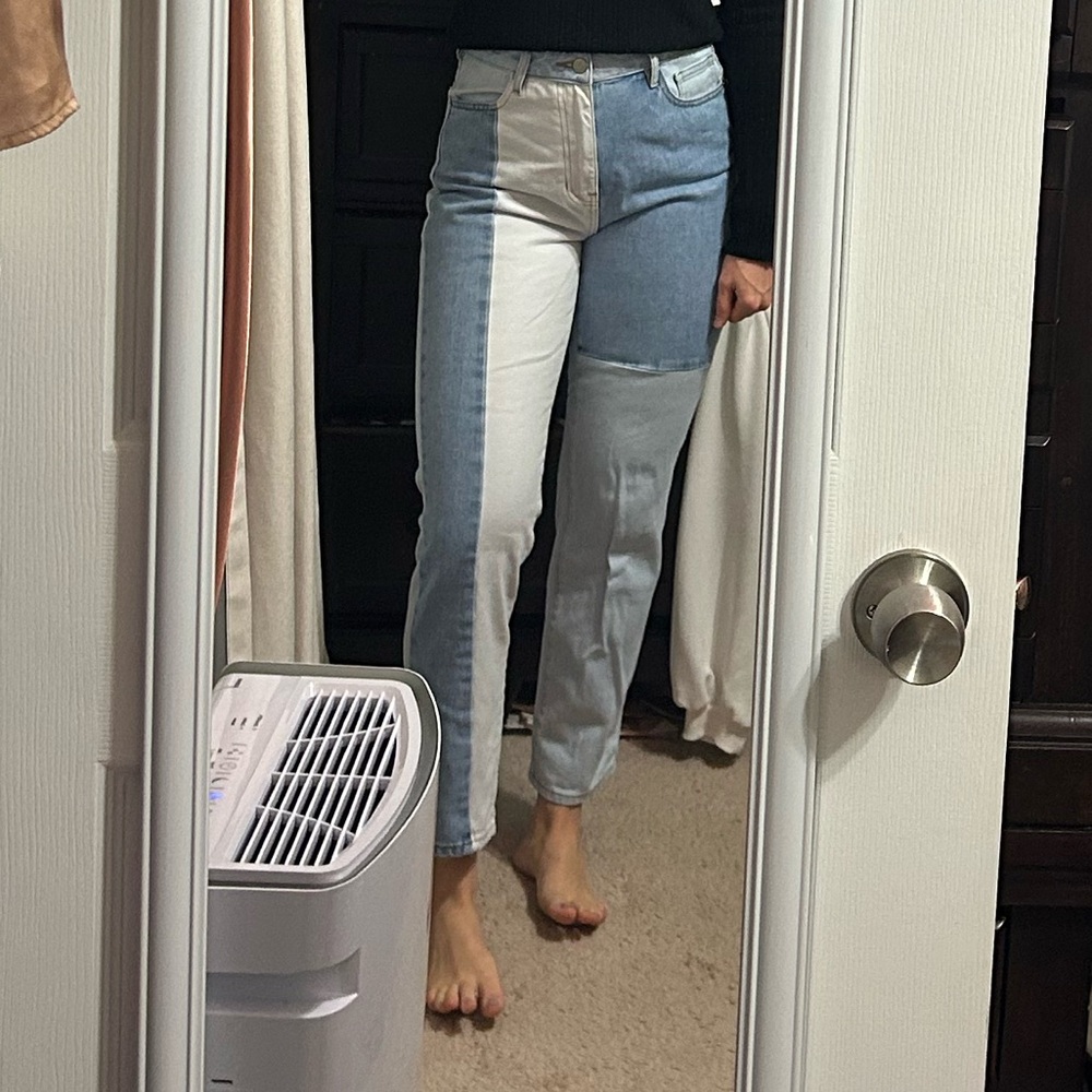 PacSun Two-Tone Blue Women Jeans